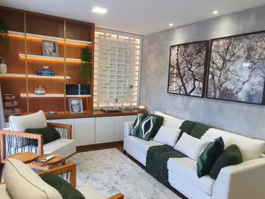 Sala de atendimento com sofá